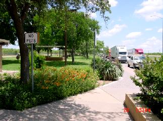 View of Callahan County rest area