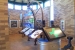 Interpretive displays of local features inside lobby area