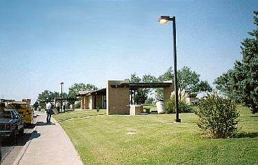 View of Haskell County rest area