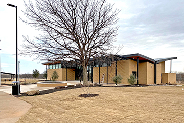 View of the newly reconstructed Wichita County Safety Rest Area
