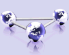 3 Connected Globes