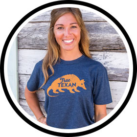 True Texan Armadillo T-Shirt