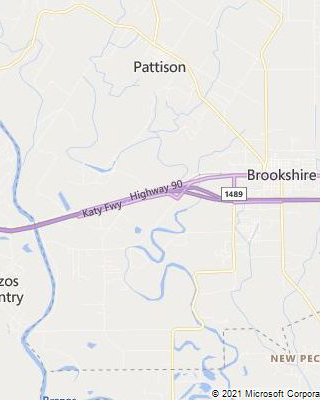 Map of: I-10: FM 359 to Brazos River