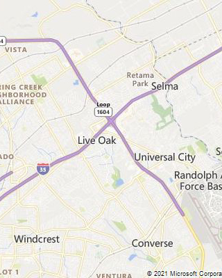 Map of: I-35 NEX: I-410 North to FM 3009