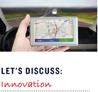 A traveler wants to discuss transportation innovation